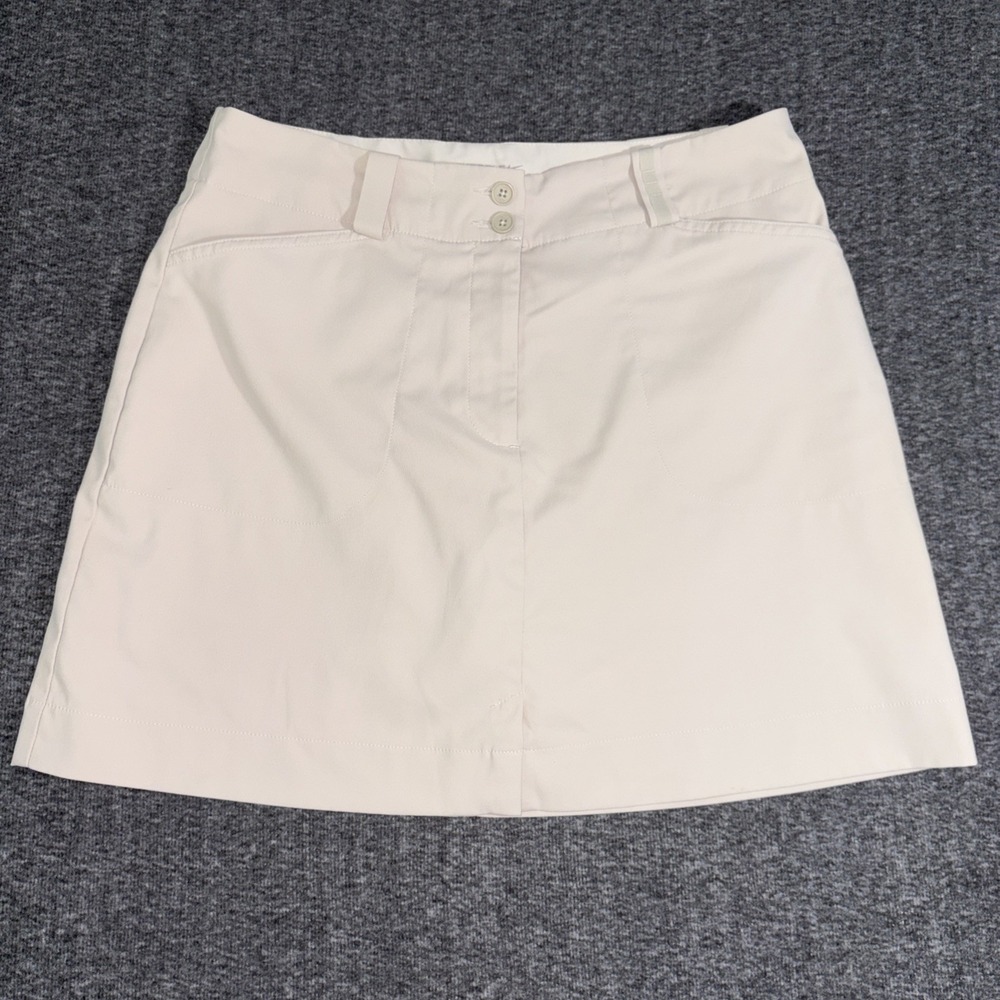 Nike Golf Women's Tan FIT-DRY Skort Size 10 Stretch Athletic Tennis Lightweight